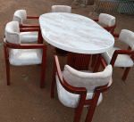 6-seater Marble Top