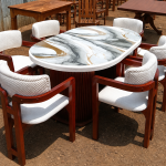6-seater Marble Top